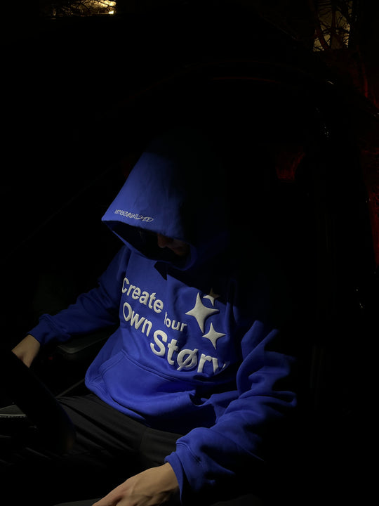 Oversized Hoodie - Cobalt Blue