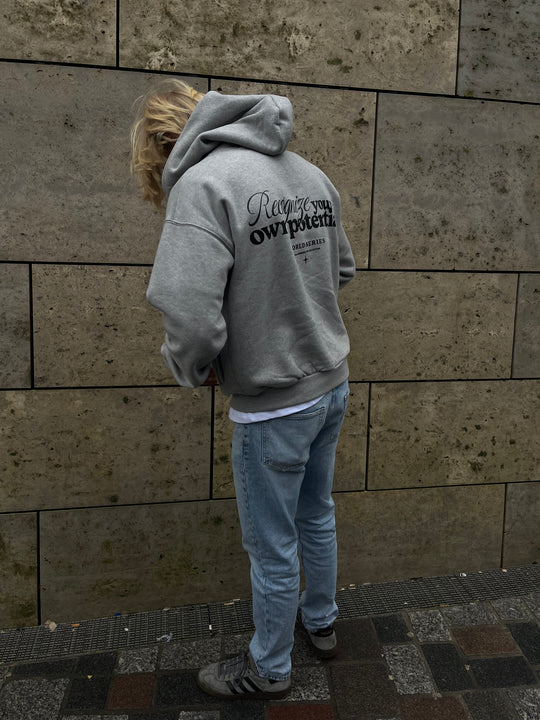 Zip-up Hoodie - Grey