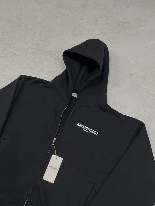 Zip-up Hoodie - Black