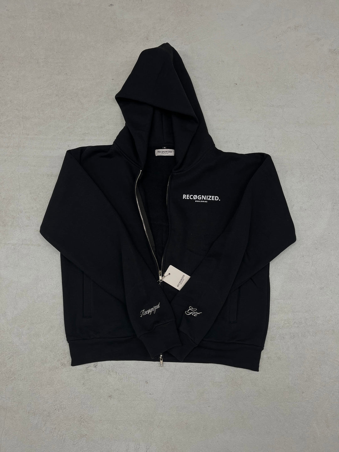 Zip-up Hoodie - Black