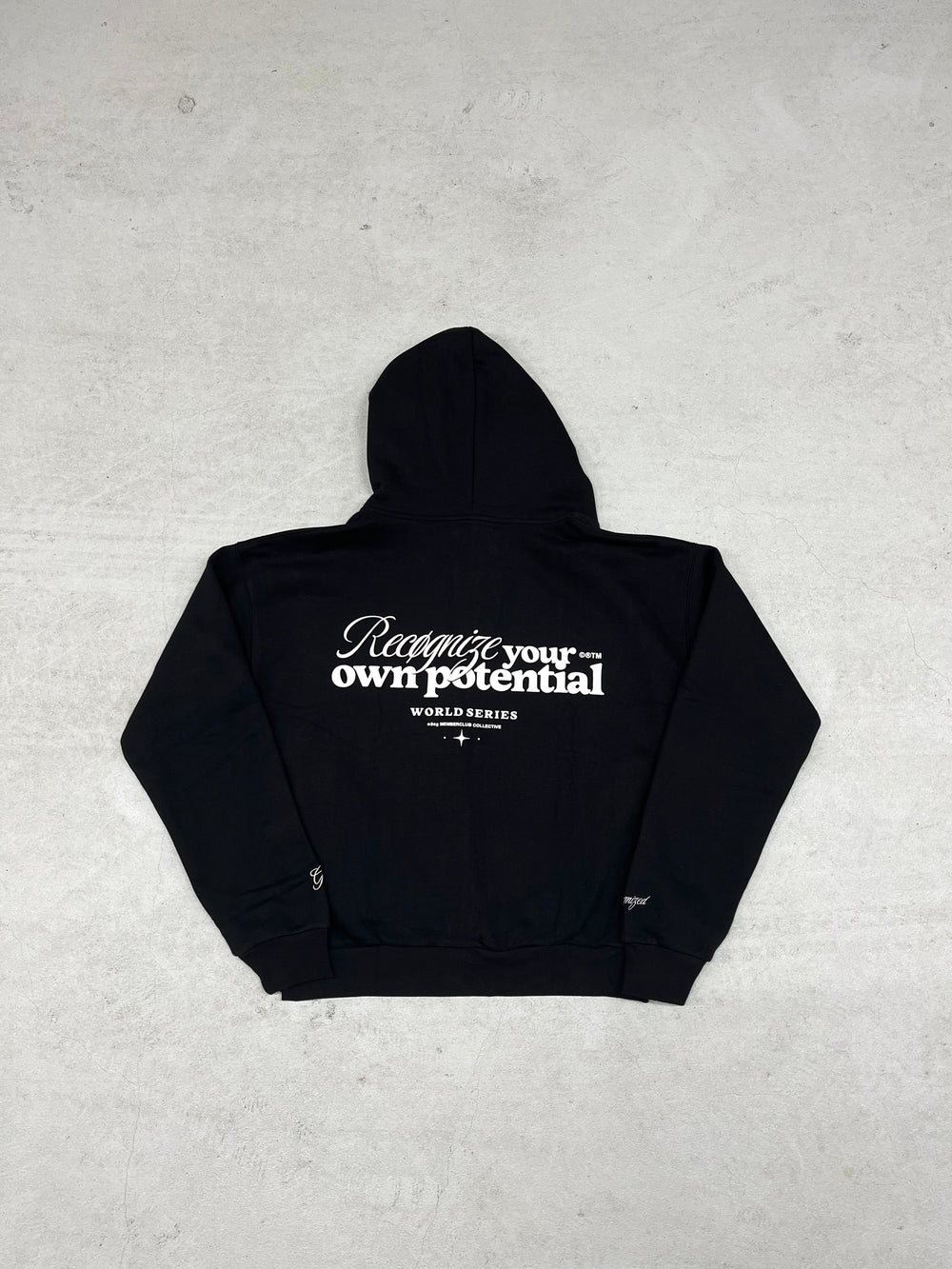 Zip-up Hoodie - Black