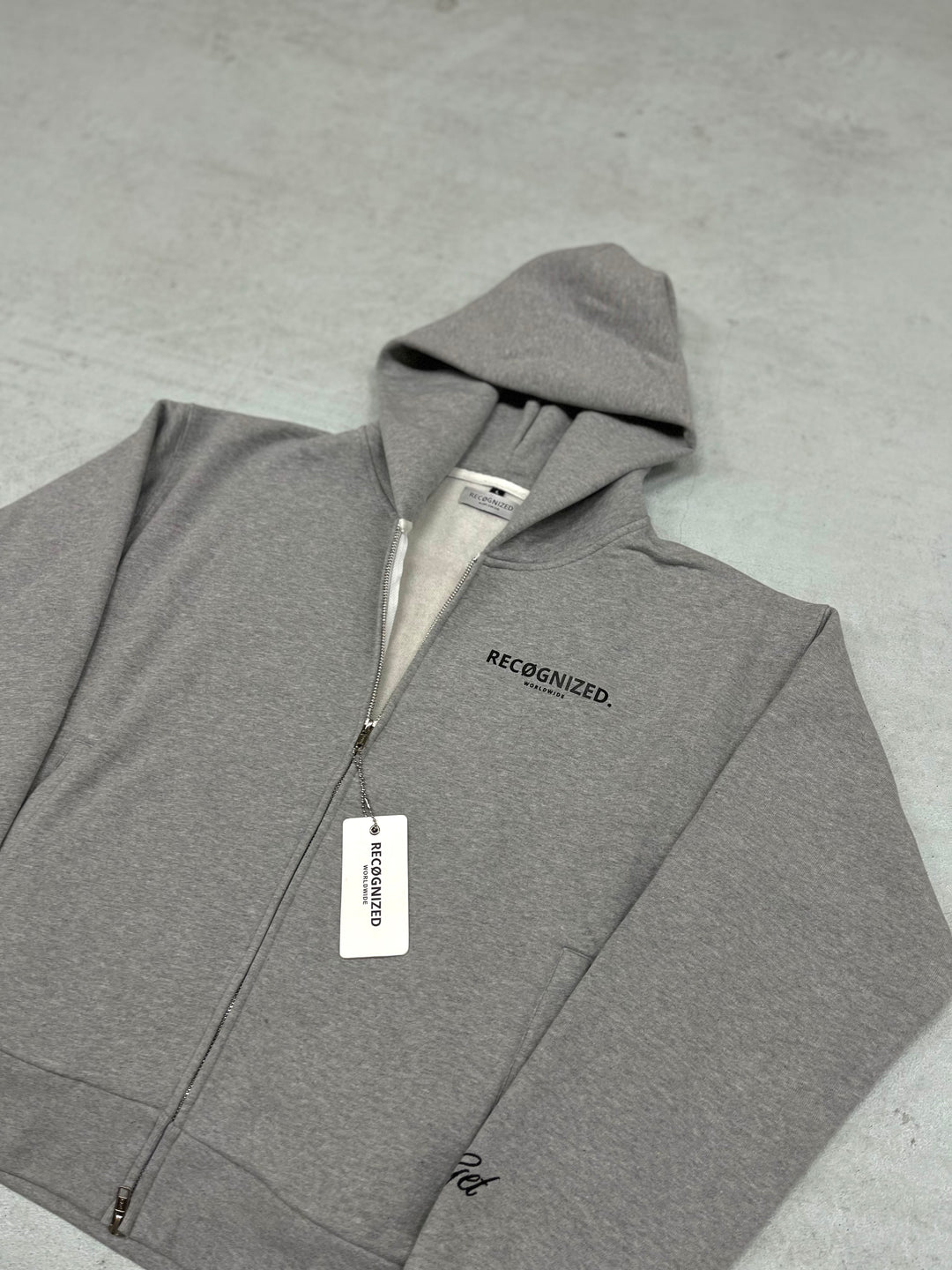 Zip-up Hoodie - Grey